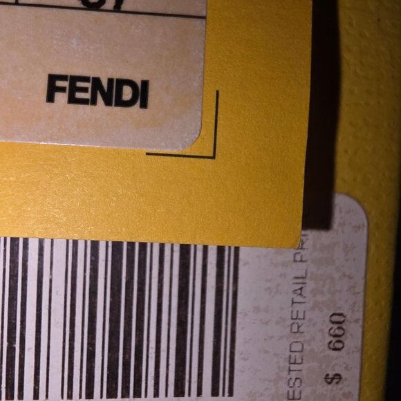 AUTHENTIC SILK FENDI HIGH HEEL STRAPPY SHOES  - Size 7.5 (37-1/2) - Picture 11 of 11